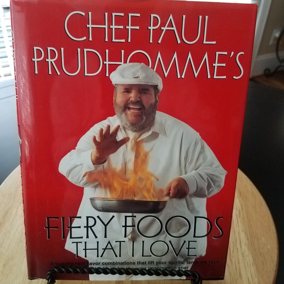 CHEF PAUL PRUDHOMME FIREY FOODS COOKBOOK - Picture 1 of 3